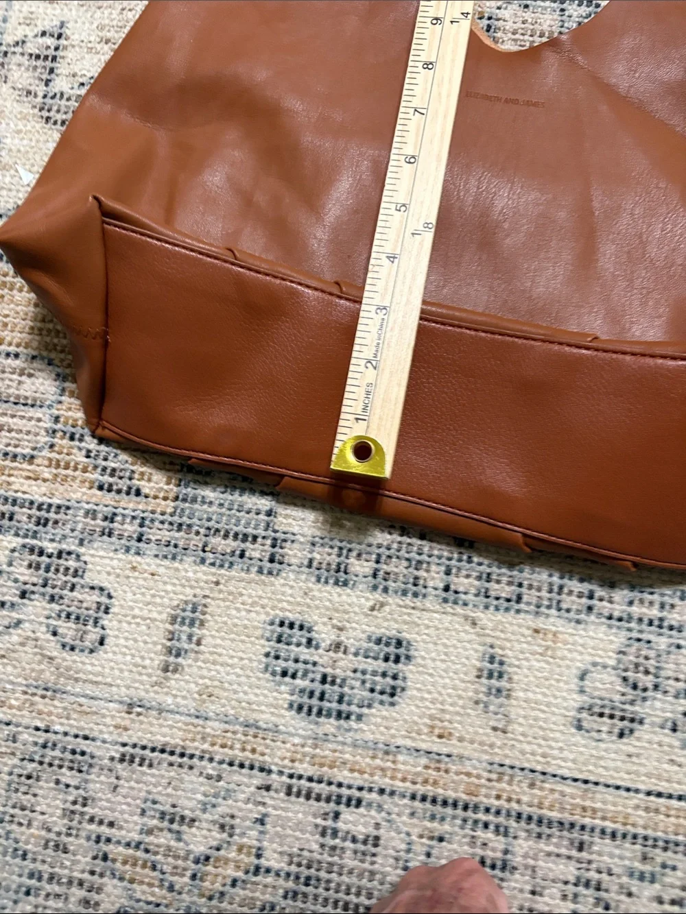 Elizabeth and James vegan knotted hobo bag